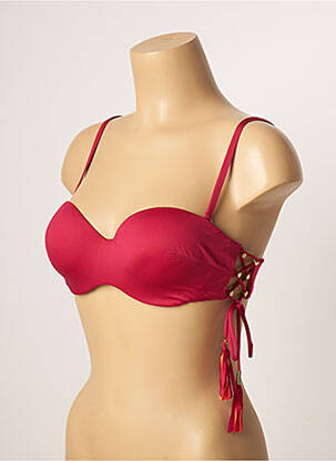 Haut de maillot de bain stretch haut bandeau rose ANDRES SARDA femme