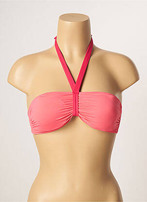 Haut de maillot de bain stretch haut soutien-gorge moulé rose ULTRA VIOLET femme