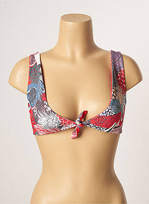 Haut de maillot de bain stretch rouge SKINY femme