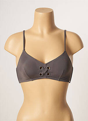 Haut de maillot de bain stretch gris SKINY femme