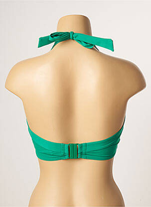 Haut de maillot de bain stretch vert HATEIA femme