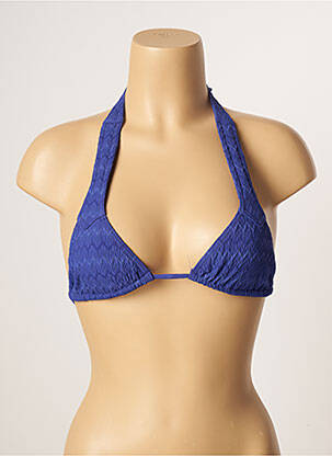 Haut de maillot de bain stretch bleu HISTOIRE DE PLAGE femme