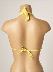 Haut de maillot de bain jaune HISTOIRE DE PLAGE pour femme seconde vue