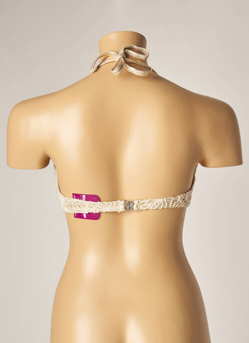 Haut de maillot de bain jaune HISTOIRE DE PLAGE pour femme