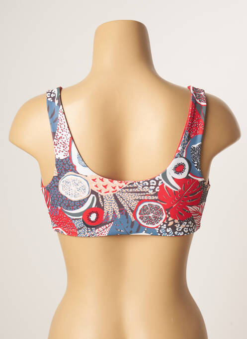 Haut de maillot de bain rouge SKINY pour femme