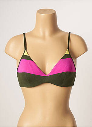 Haut de maillot de bain stretch vert ANDRES SARDA femme