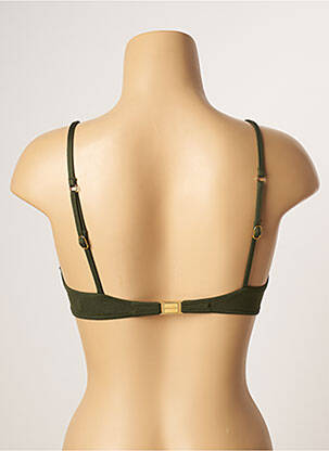 Haut de maillot de bain stretch vert ANDRES SARDA femme