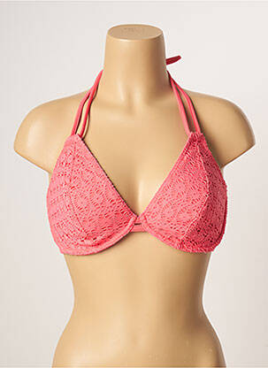Haut de maillot de bain stretch haut soutien-gorge emboitant rose FREYA femme