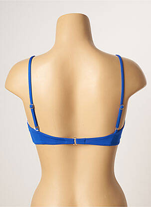 Haut de maillot de bain stretch haut soutien-gorge moulé bleu LA PERLA femme