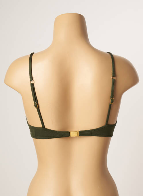 Haut de maillot de bain stretch vert ANDRES SARDA femme