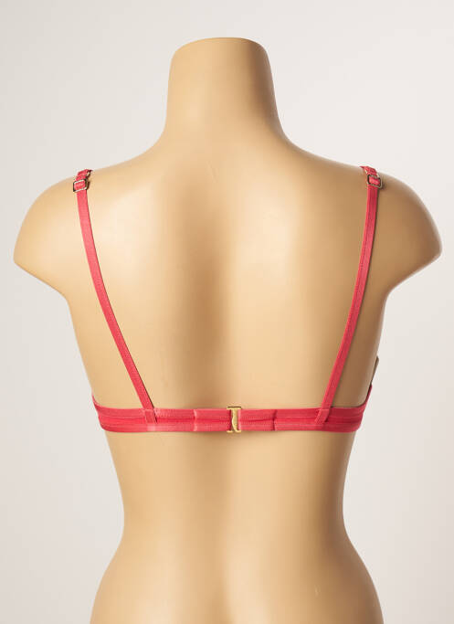 Haut de maillot de bain bretelles élastiquées ajustables haut soutien-gorge push-up rose LA PERLA femme