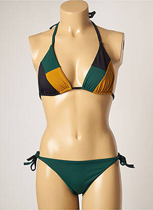 Maillot de bain 2 pièces vert D NU D pour femme