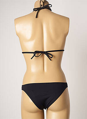 Maillot de bain 2 pièces stretch haut triangles noir D NU D femme