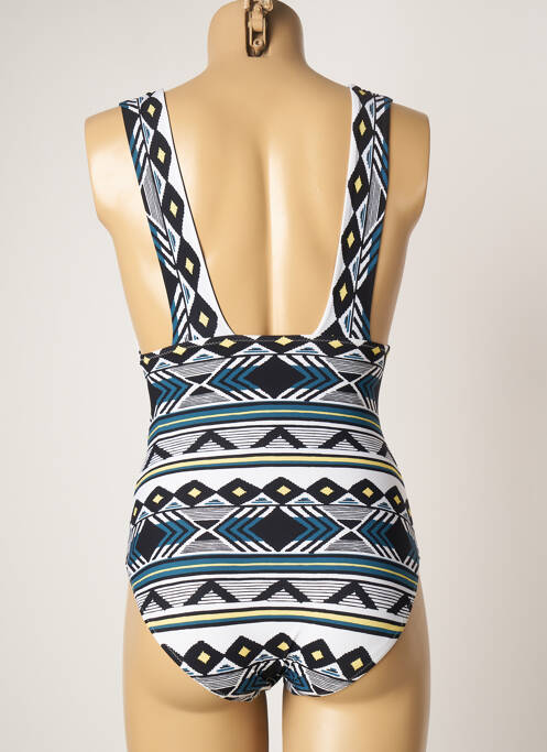 Maillot de bain 1 pièce bleu DOMANI pour femme