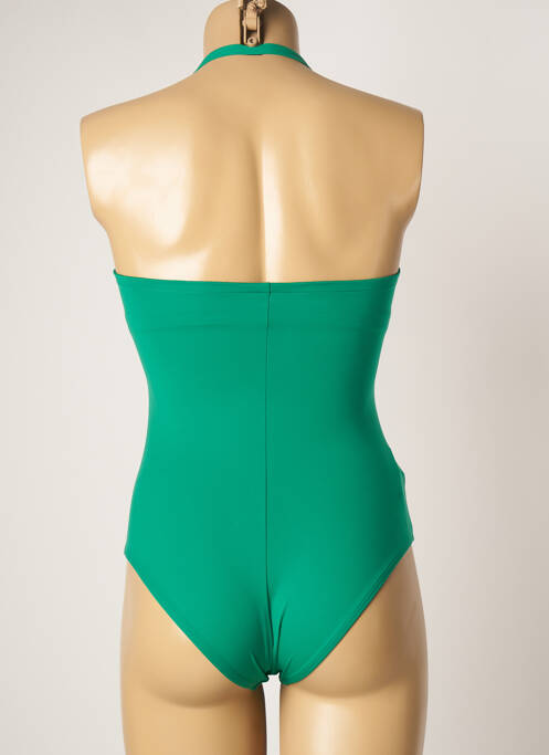 Maillot de bain 1 pièce vert HATEIA pour femme