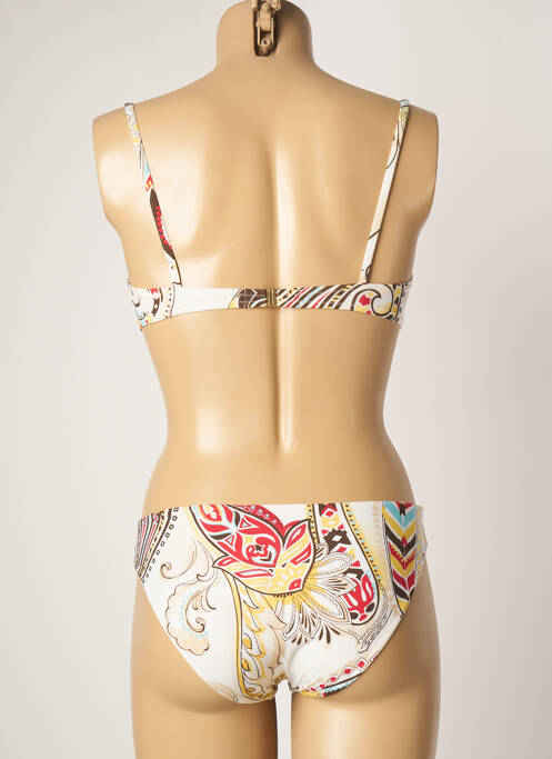 Maillot de bain 2 pièces beige DOMANI pour femme