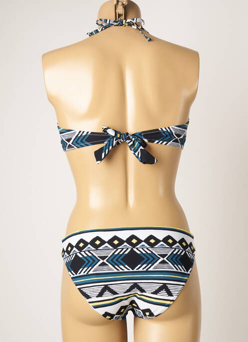 Maillot de bain 2 pièces bleu DOMANI pour femme