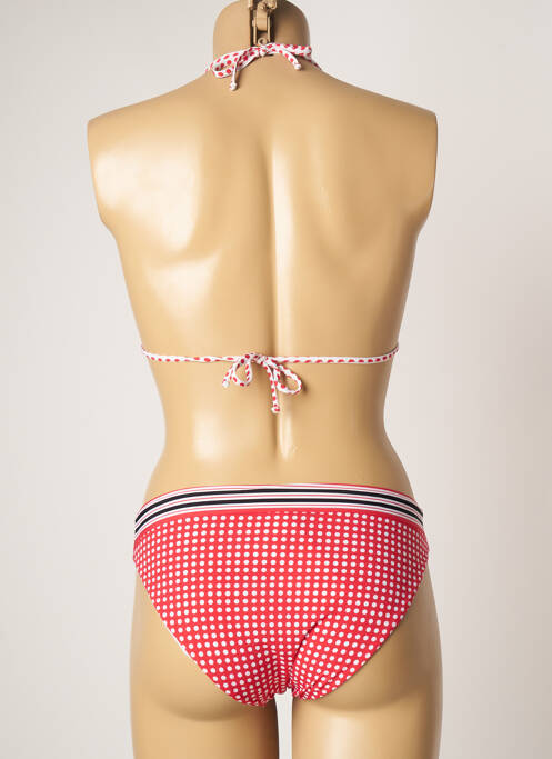 Maillot de bain 2 pièces rouge DOMANI pour femme