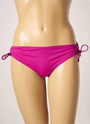 Bas de maillot de bain stretch culotte violet D NU D femme