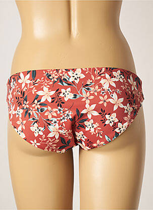 Bas de maillot de bain imprimé fleurs culotte marron SKINY femme
