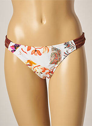 Bas de maillot de bain stretch culotte blanc HISTOIRE DE PLAGE femme