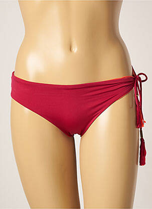 Bas de maillot de bain stretch culotte rouge ANDRES SARDA femme