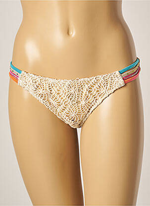 Bas de maillot de bain stretch culotte jaune HISTOIRE DE PLAGE femme