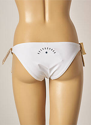 Bas de maillot de bain stretch bikini blanc HATEIA femme