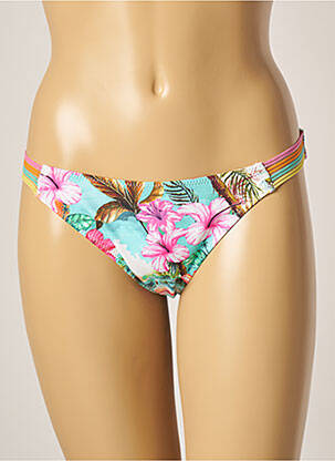 Bas de maillot de bain imprimé tie and dye culotte bleu HISTOIRE DE PLAGE femme