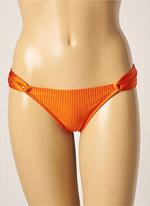 Bas de maillot de bain stretch culotte orange CIA.MARITIMA femme