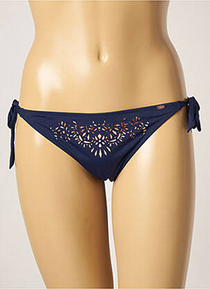 Bas de maillot de bain stretch bikini bleu SKINY femme