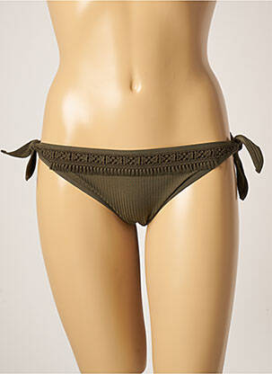 Bas de maillot de bain fermeture liens à nouer bikini vert ANDRES SARDA femme