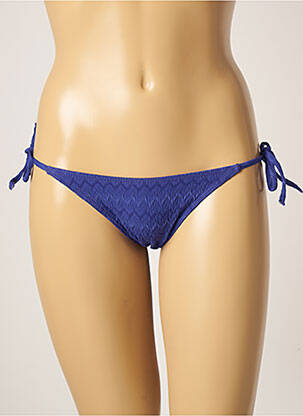 Bas de maillot de bain fermeture liens à nouer bikini bleu HISTOIRE DE PLAGE femme