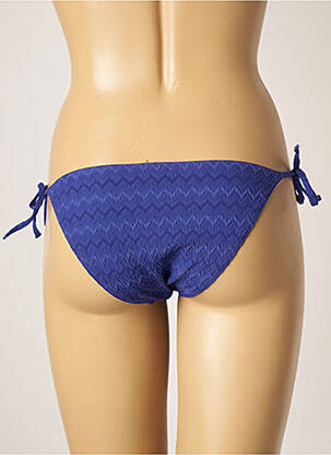 Bas de maillot de bain fermeture liens à nouer bikini bleu HISTOIRE DE PLAGE femme