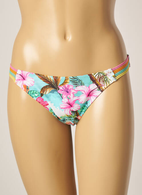 Bas de maillot de bain imprimé tie and dye culotte bleu HISTOIRE DE PLAGE femme
