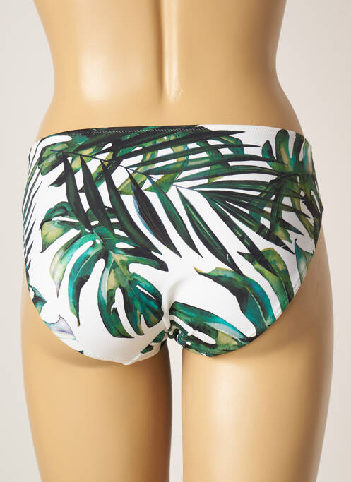 Bas de maillot de bain imprimé tie and dye culotte vert FANTASIE femme