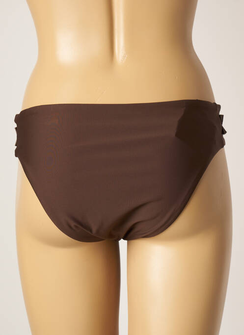 Bas de maillot de bain marron HATEIA pour femme