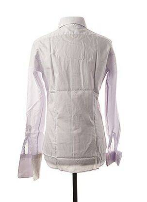 Chemise manches longues manches longues violet LUCIANO SOPRANI homme