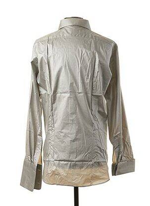 Chemise manches longues manches longues gris LUCIANO SOPRANI homme