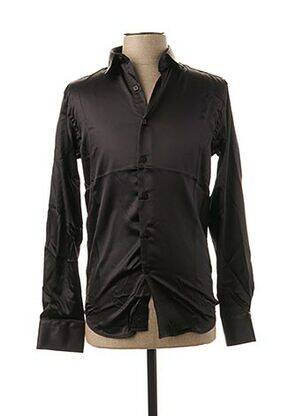 Chemise manches longues manches longues noir OSCAR homme