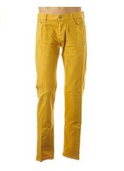 Jeans coupe slim jaune CARE LABEL pour homme seconde vue