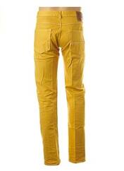 Jeans coupe slim jaune CARE LABEL pour homme seconde vue