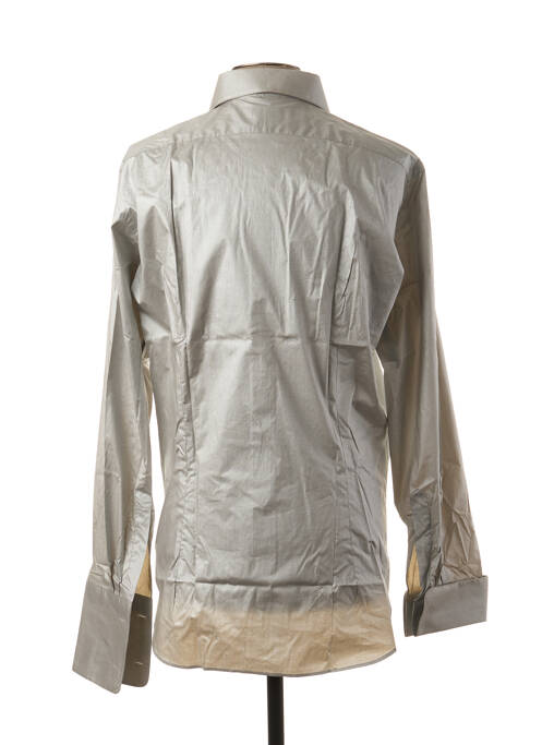 Chemise manches longues gris LUCIANO SOPRANI pour homme