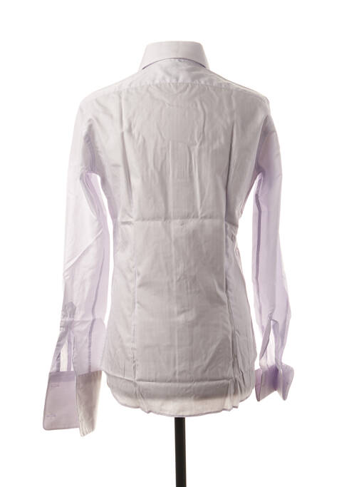 Chemise manches longues violet LUCIANO SOPRANI pour homme