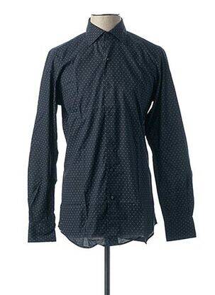 Chemise manches longues manches longues bleu XACUS homme