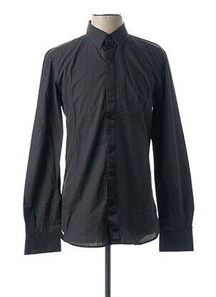 Chemise manches longues manches longues marron XACUS homme