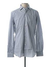 Chemise manches longues manches longues bleu XACUS homme