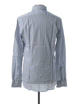 Chemise manches longues manches longues bleu XACUS homme