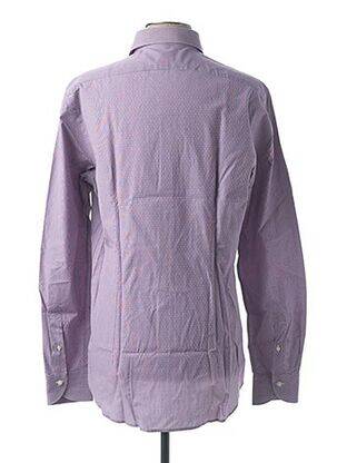 Chemise manches longues manches longues violet XACUS homme