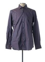Chemise manches longues violet XACUS pour homme seconde vue